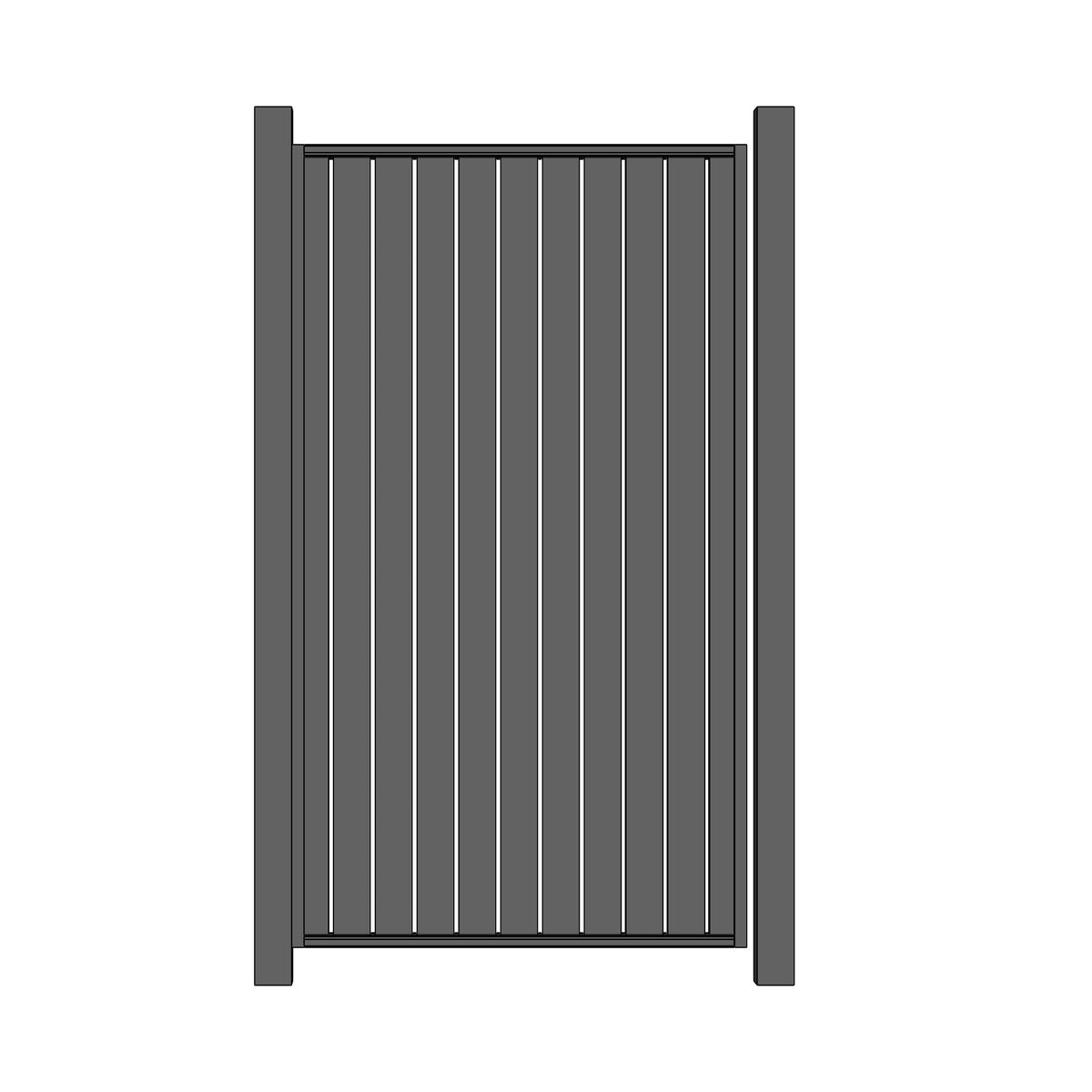 Aluminium Vertical Slat Gate