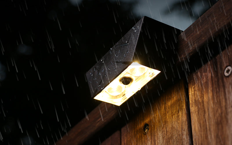 Solar Fence Wall Light - 2 Pack