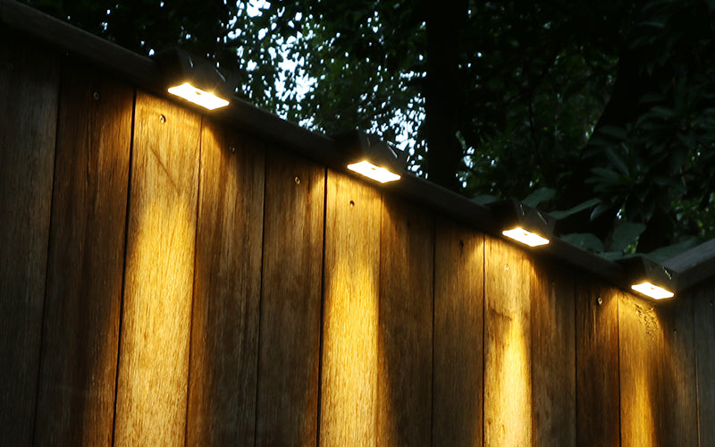 Solar Fence Wall Light - 2 Pack