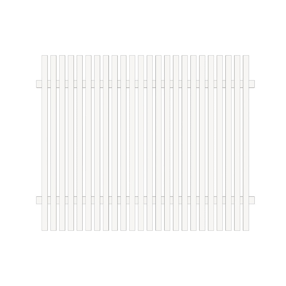 Aluminium Vertical Batten Fence Panel