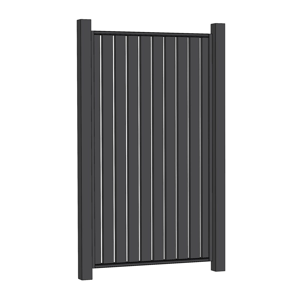 Aluminium Vertical Slat Gate