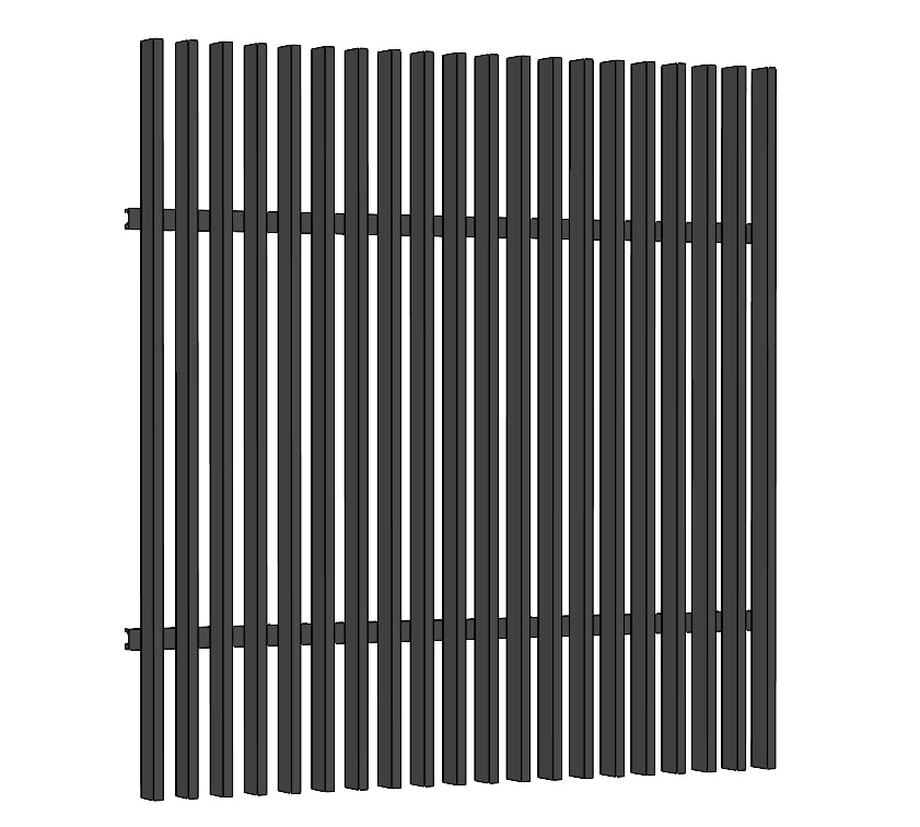 Aluminium Vertical Blade Fence Panel