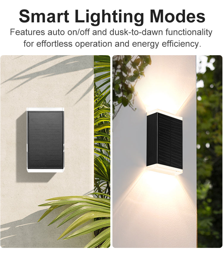 Solar Up and Down Wall Light