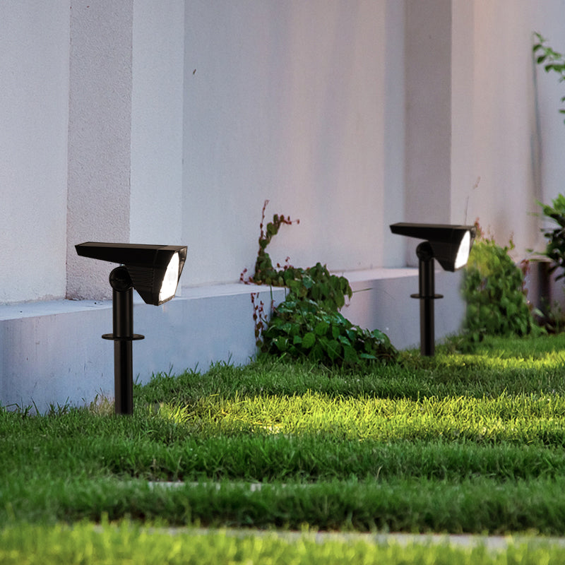 Solar Motion Sensor Garden Spotlight with Ground Spike