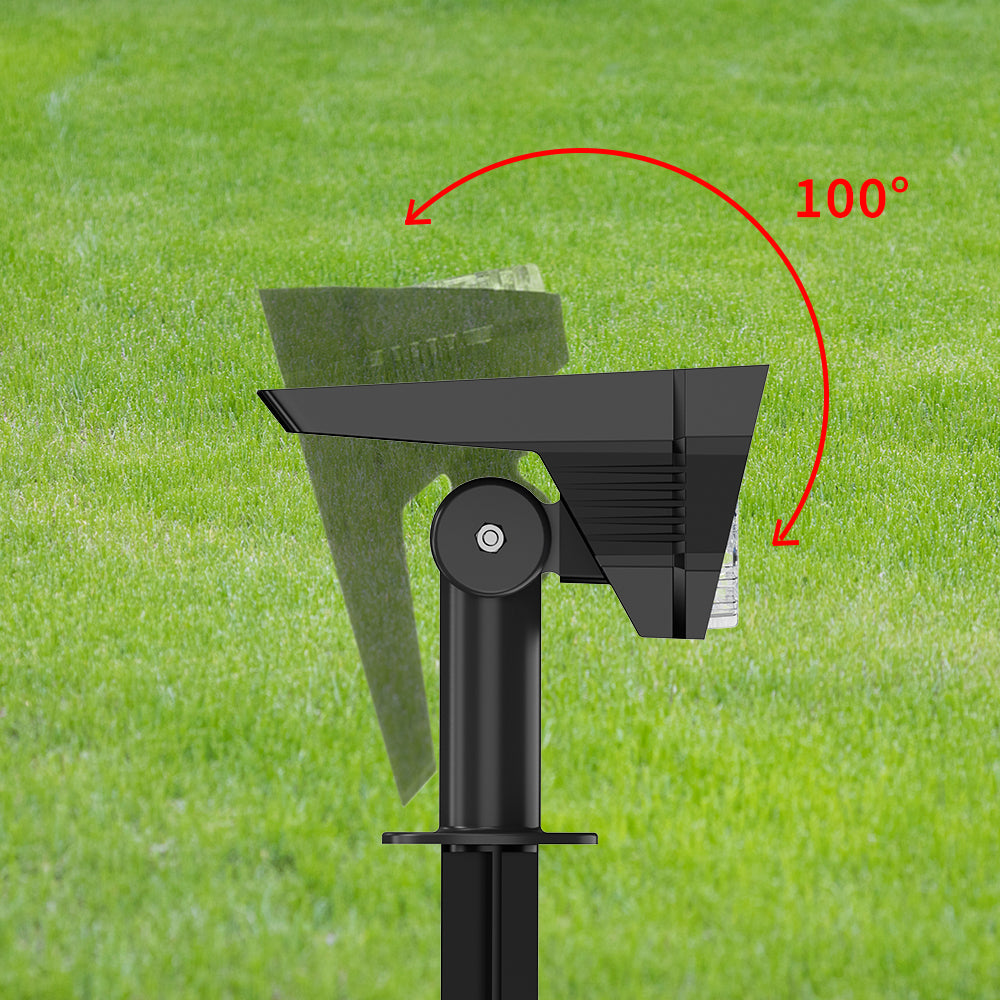 Solar Colour Changing Garden Spotlight with Ground Spike