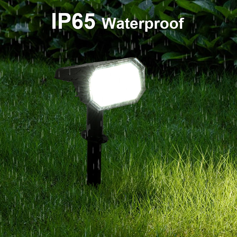 Solar Motion Sensor Garden Spotlight with Ground Spike