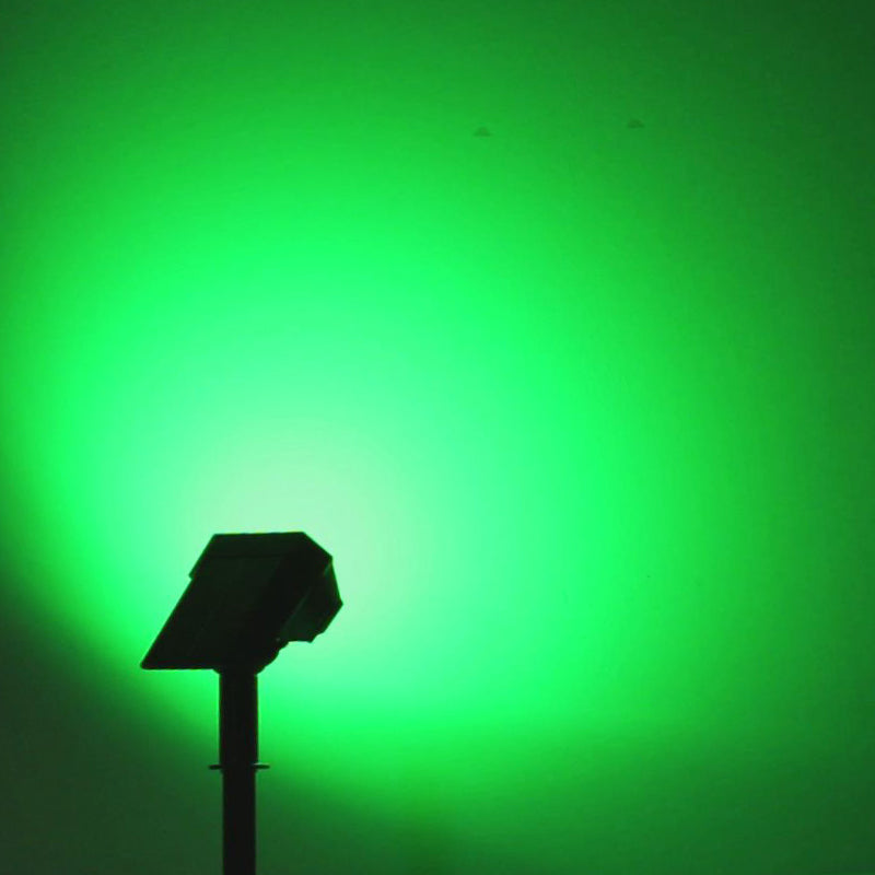 Solar Colour Changing Garden Spotlight with Ground Spike