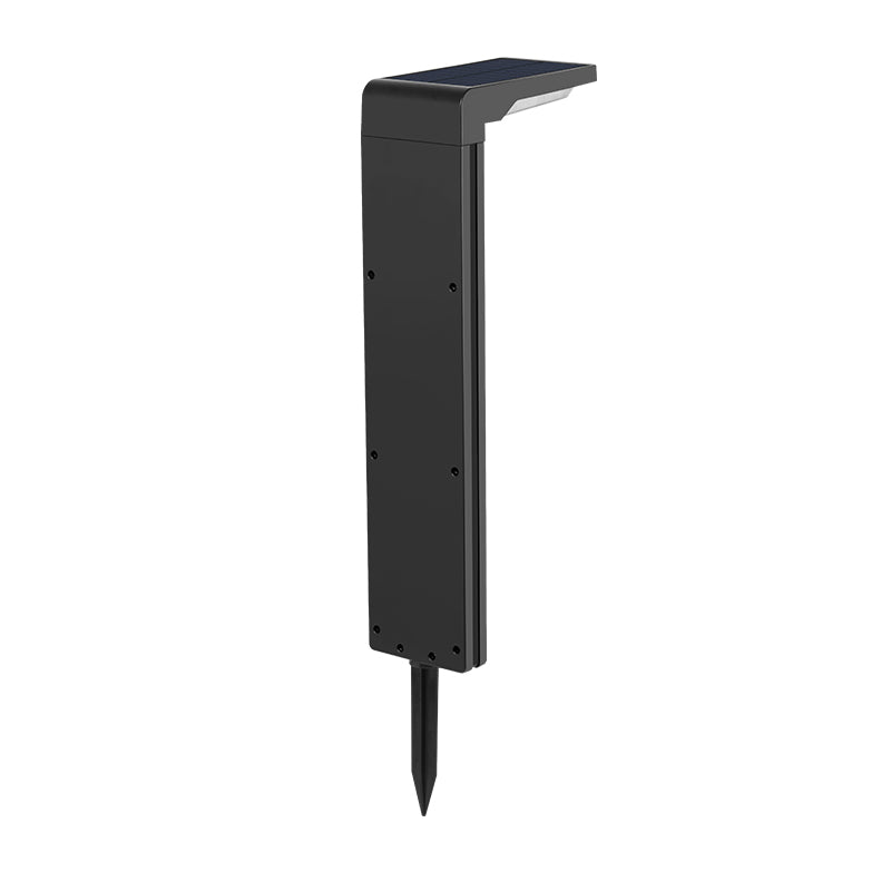 Solar Garden Bollard Light with Ground Spike