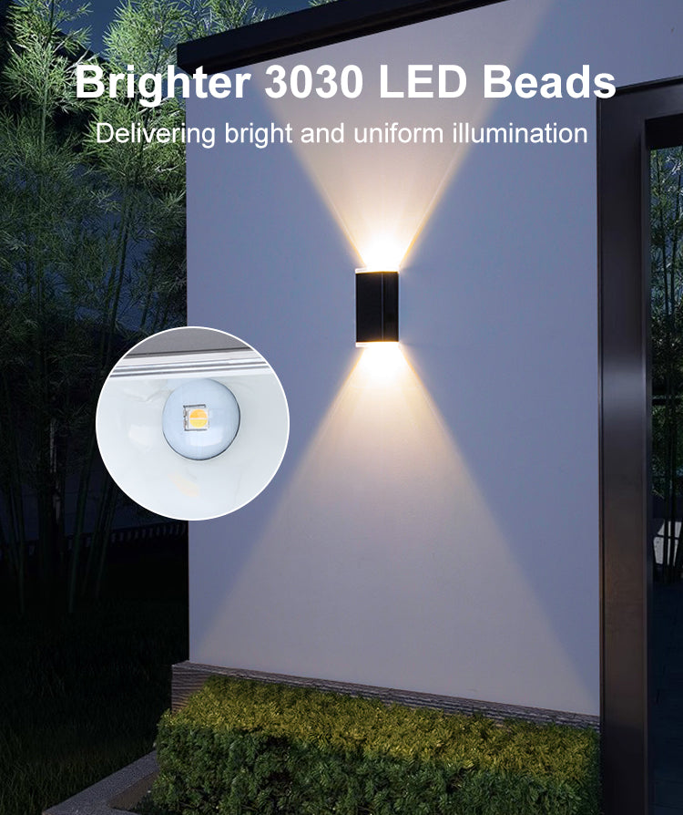 Solar Up and Down Wall Light