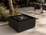 Black Stainless Steel Square Water Feature
