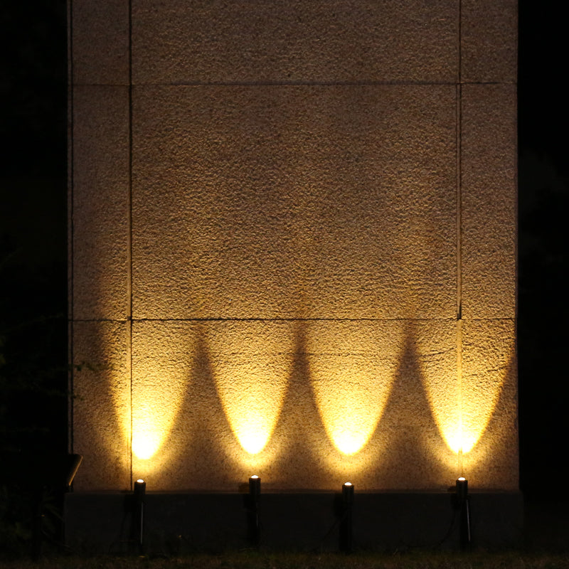 4-Light Solar Garden Spotlight Kit