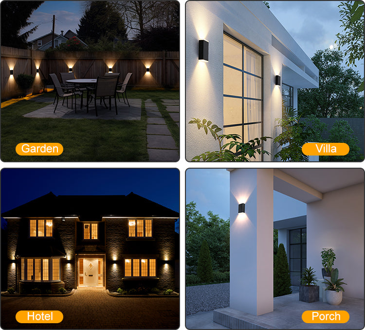 Solar Up and Down Wall Light