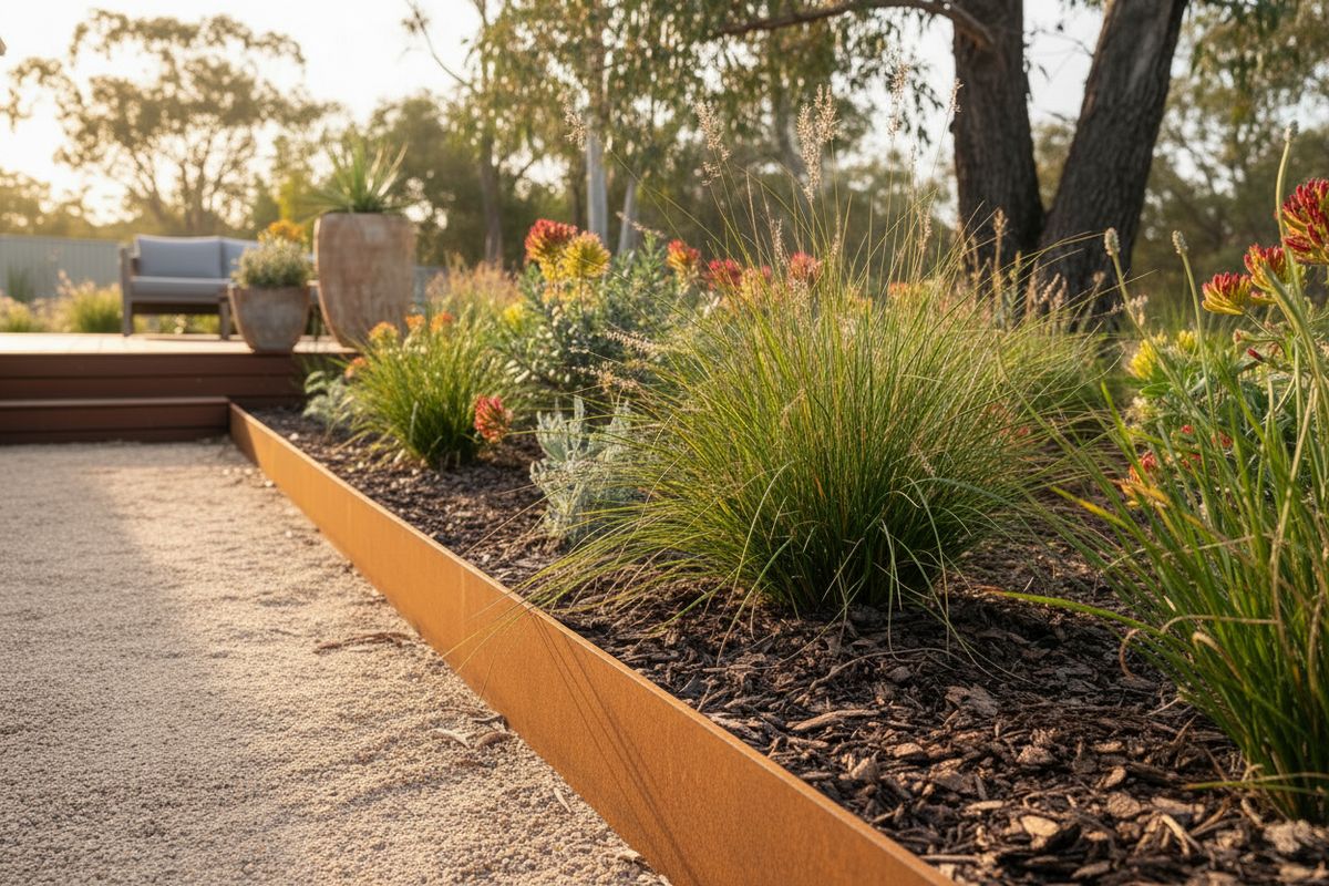 Corten Garden Edging - 150mm High