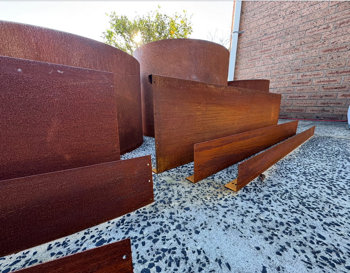 Corten Raised Garden Bed Edging - 400mm High