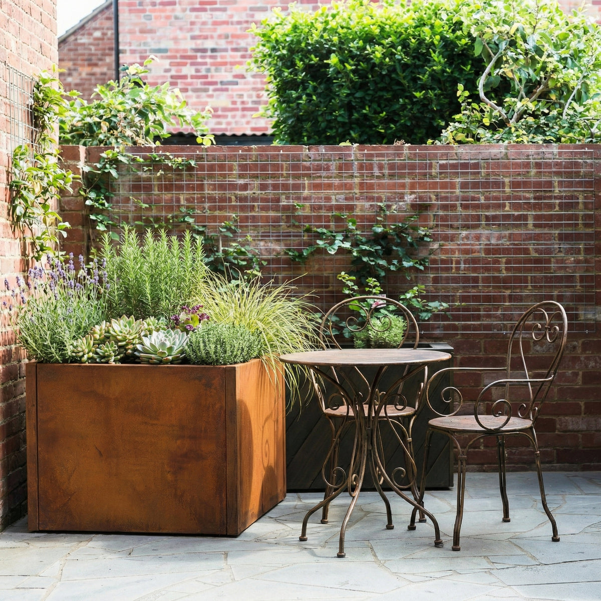 Corten Modular Box Planter