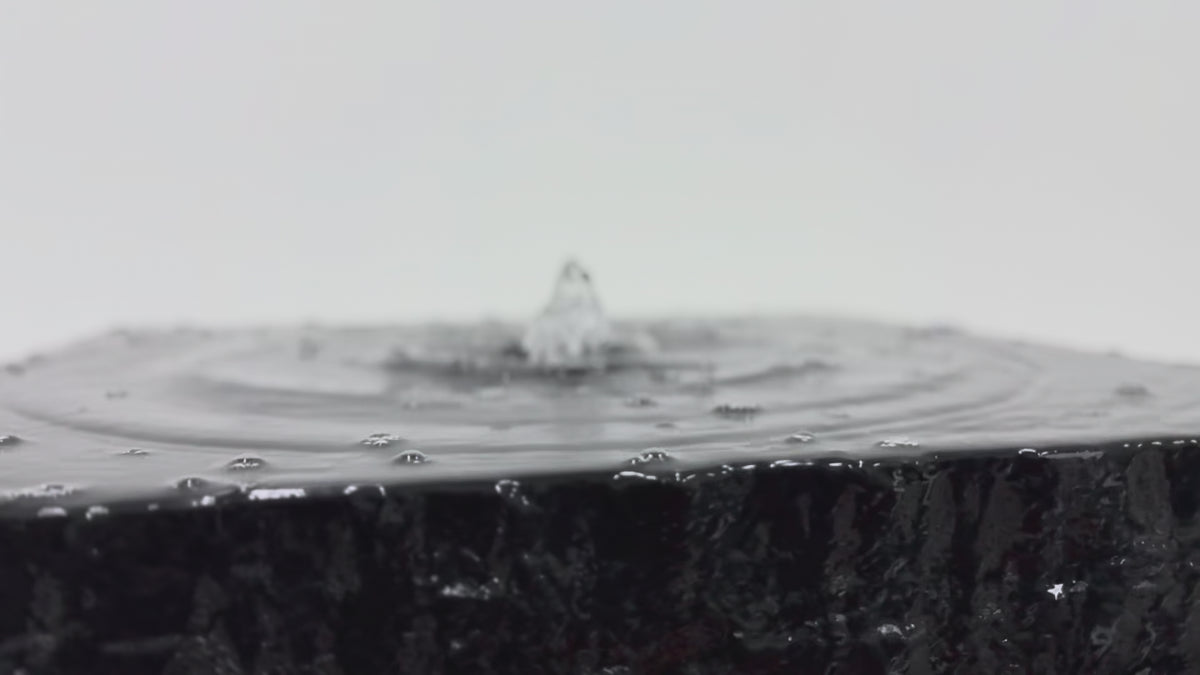 Load video: Black Basalt Cube Water Feature